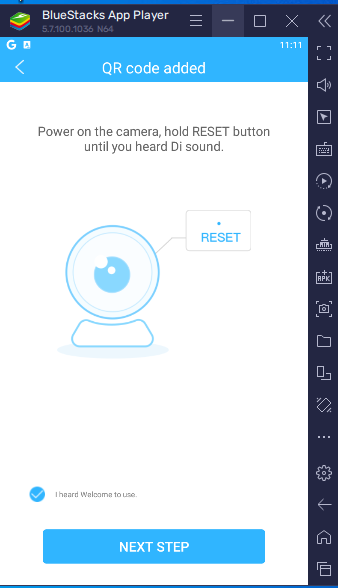 reset the device to connect 12