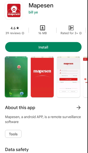 App on the play store 1 1